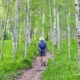 A enjoying Vail Hikes.